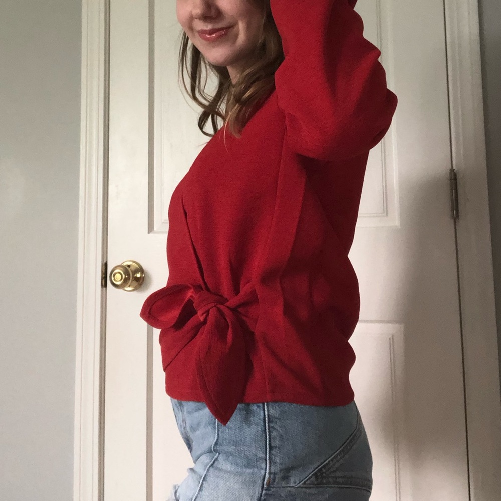 NWT Madewell Side Tie Top - Picture 4 of 6